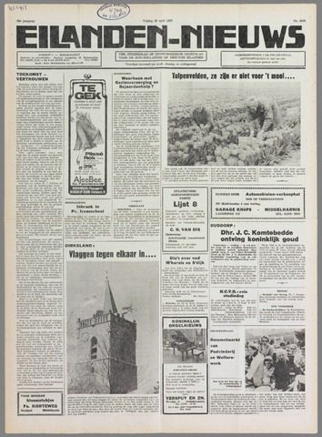 Eilanden-nieuws. Christelijk streekblad op gereformeerde grondslag 1977-04-29