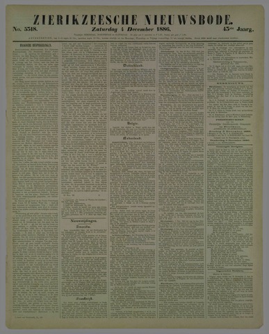 Zierikzeesche Nieuwsbode 1886-12-04