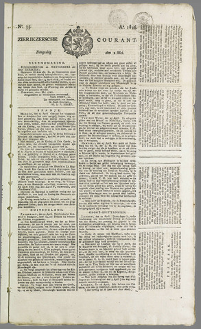 Zierikzeesche Courant 1826-05-02