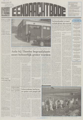 Eendrachtbode /Mededeelingenblad voor het eiland Tholen 2000-08-03