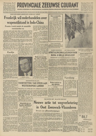 Provinciale Zeeuwse Courant 1954-03-06