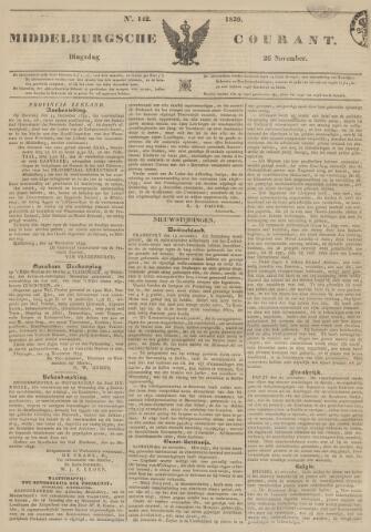 Middelburgsche Courant 1839-11-26