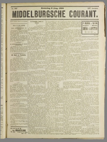 Middelburgsche Courant 1924-08-09