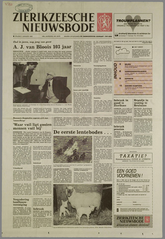 Zierikzeesche Nieuwsbode 1992-01-03