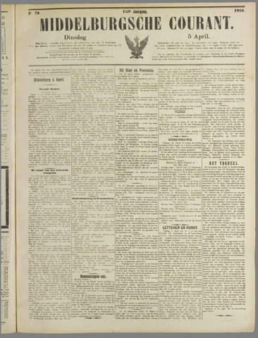 Middelburgsche Courant 1910-04-05