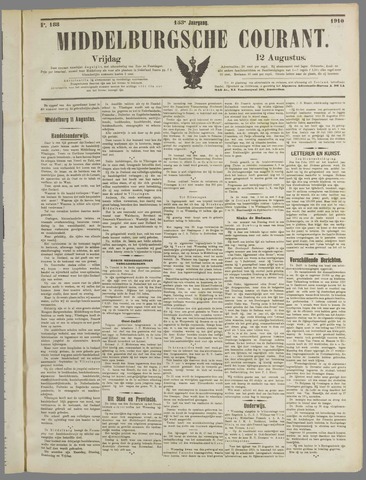 Middelburgsche Courant 1910-08-12