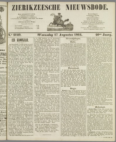 Zierikzeesche Nieuwsbode 1864-08-17