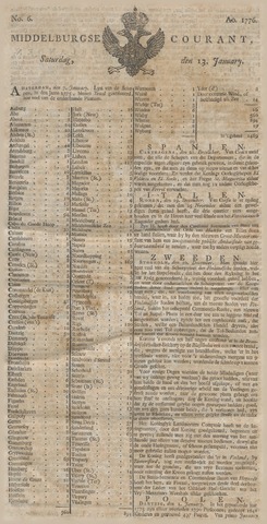 Middelburgsche Courant 1776-01-13