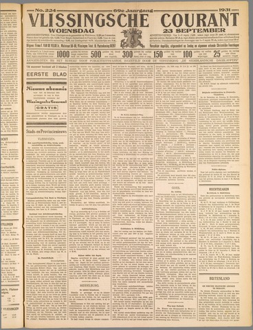 Vlissingse Courant 1931-09-23