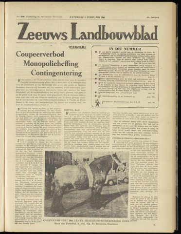 Zeeuwsch landbouwblad ... ZLM land- en tuinbouwblad 1961-02-04