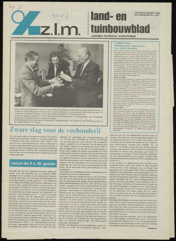 Zeeuwsch landbouwblad ... ZLM land- en tuinbouwblad 1984-03-23