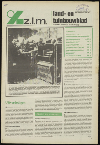 Zeeuwsch landbouwblad ... ZLM land- en tuinbouwblad 1978-01-20