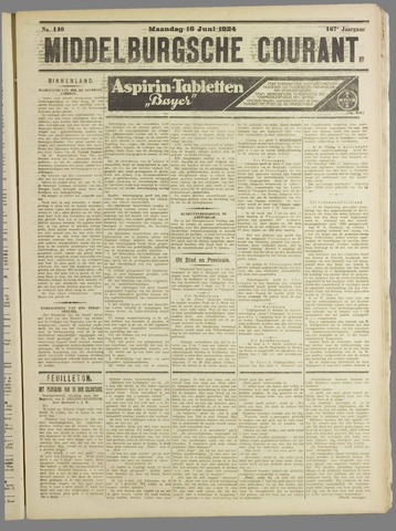 Middelburgsche Courant 1924-06-16