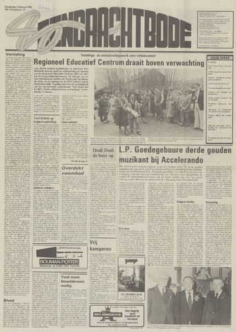 Eendrachtbode (1945-heden)/Mededeelingenblad voor het eiland Tholen (1944/45) 1984-02-02