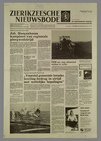Zierikzeesche Nieuwsbode 1979-10-29