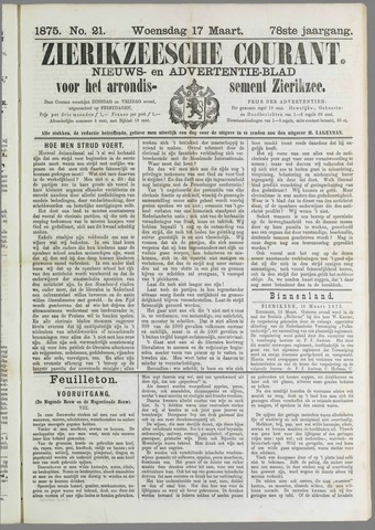Zierikzeesche Courant 1875-03-17