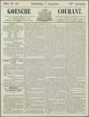 Goessche Courant 1902-08-07