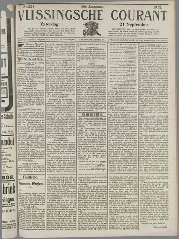 Vlissingse Courant 1912-09-21