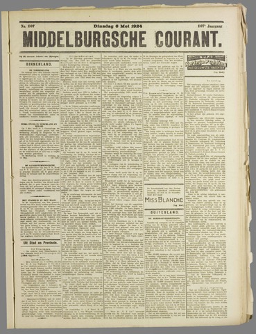 Middelburgsche Courant 1924-05-06