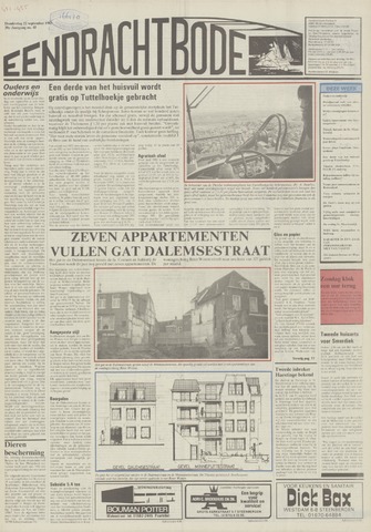Eendrachtbode /Mededeelingenblad voor het eiland Tholen 1983-09-22