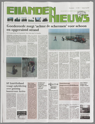 Eilanden-nieuws. Christelijk streekblad op gereformeerde grondslag 2007-07-27