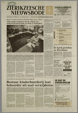 Zierikzeesche Nieuwsbode 1992-11-26