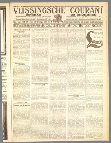 Vlissingse Courant 1921-12-20