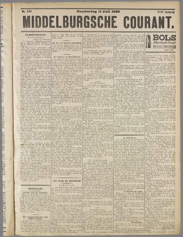 Middelburgsche Courant 1929-07-11
