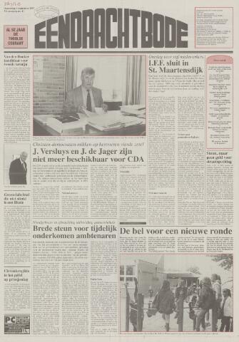 Eendrachtbode /Mededeelingenblad voor het eiland Tholen 1997-09-04
