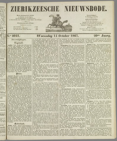 Zierikzeesche Nieuwsbode 1863-10-14