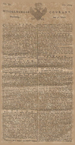 Middelburgsche Courant 1774-03-31
