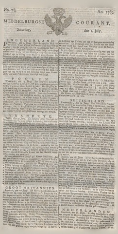 Middelburgsche Courant 1769-07-01
