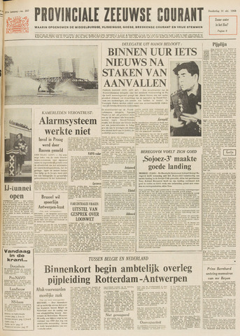 Provinciale Zeeuwse Courant 1968-10-31