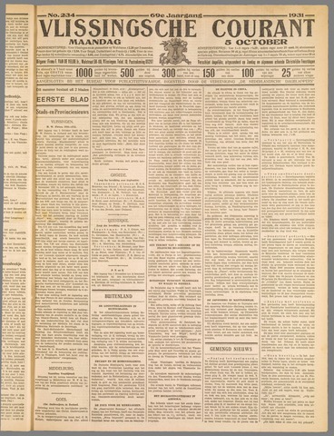 Vlissingse Courant 1931-10-05
