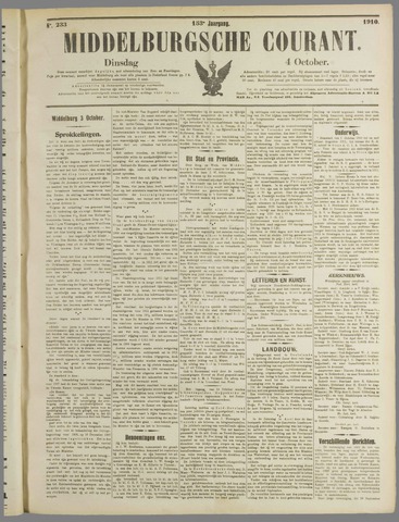 Middelburgsche Courant 1910-10-04