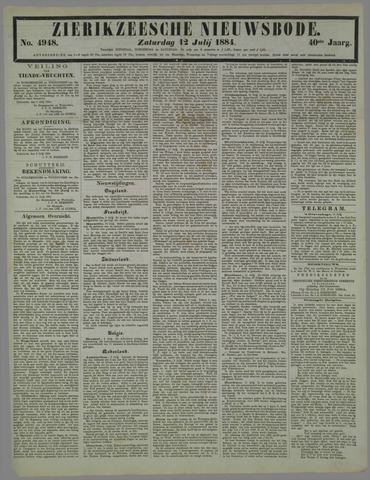 Zierikzeesche Nieuwsbode 1884-07-12