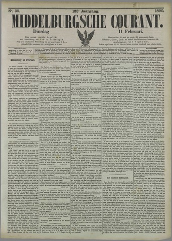 Middelburgsche Courant 1890-02-11