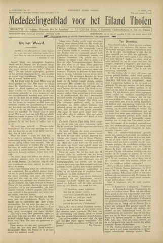 Eendrachtbode (1945-heden)/Mededeelingenblad voor het eiland Tholen (1944/45) 1946-04-19