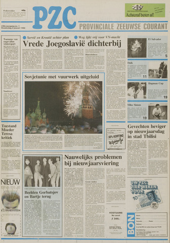 Provinciale Zeeuwse Courant 1992