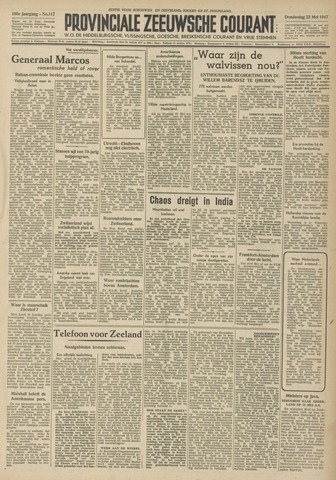 Provinciale Zeeuwse Courant 1947-05-23