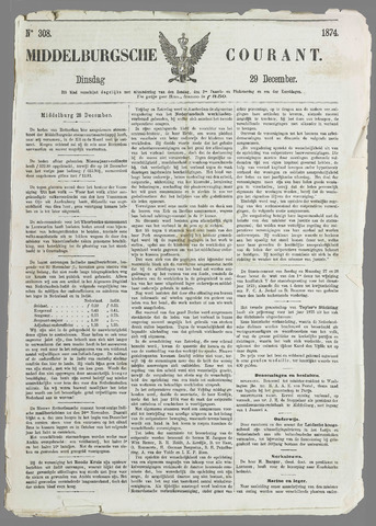 Middelburgsche Courant 1874-12-29