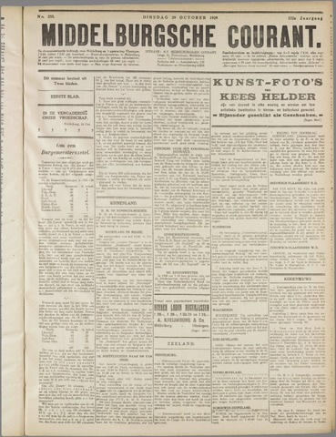 Middelburgsche Courant 1929-10-29