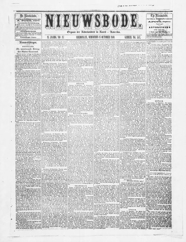Sheboygan Nieuwsbode 1860-10-17