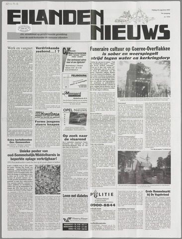 Eilanden-nieuws. Christelijk streekblad op gereformeerde grondslag 2003-08-29