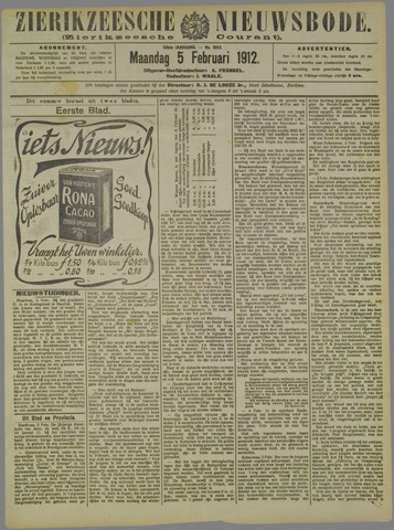 Zierikzeesche Nieuwsbode 1912-02-05