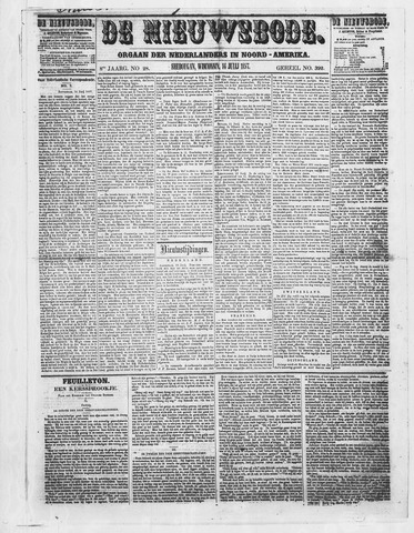 Sheboygan Nieuwsbode 1857-07-14