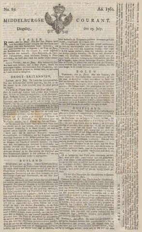 Middelburgsche Courant 1760-07-15