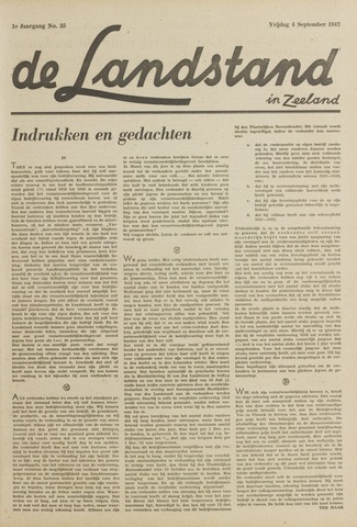De landstand in Zeeland, geïllustreerd weekblad. 1942-09-04