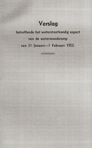 Watersnood documentatie 1953 - diversen 1953-01-02