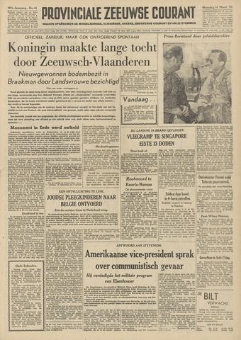 Provinciale Zeeuwse Courant 1954-03-15